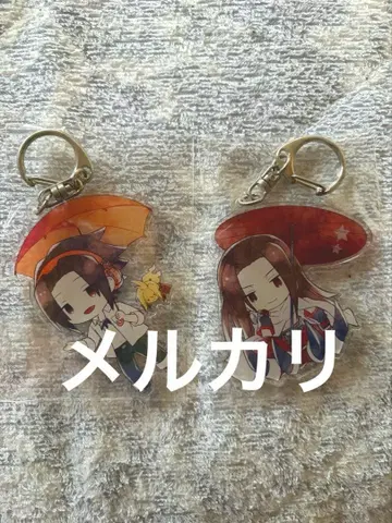 샤먼킹 아사쿠라 요 아오 엄브렐라 아크릴 키링