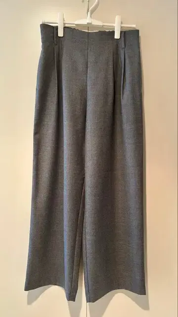 DAMA 와이드 팬츠 L(LL) 페미닌 울 혼방