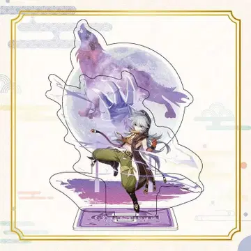 원신 이중 아크릴 스탠드 가죽