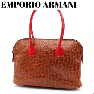 [ 새상품급 ] EMPORIO ARMANI 핸드백 악어 엠보싱 빈티지
