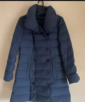 파시오네 네이비 롱 다운 자켓