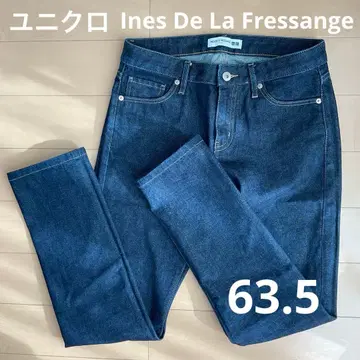 [ 미사용품 ] 유니클로 x 이네스 데님 팬츠 사이즈 63.5cm