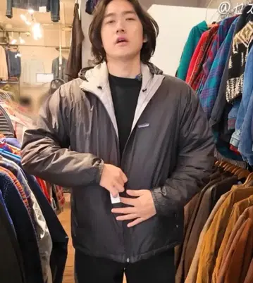 2007년제 파타고니아 마이크로 퍼프 후디드 자켓 S 블랙