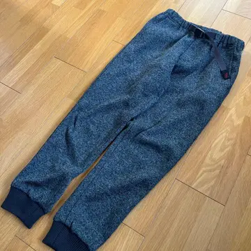 [ 새상품급 ] 그라미치 본딩 니트 플리스 내로우 리브 팬츠 S