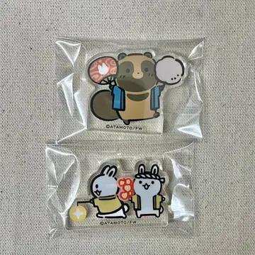 너구리와 여우 아크릴 피규어