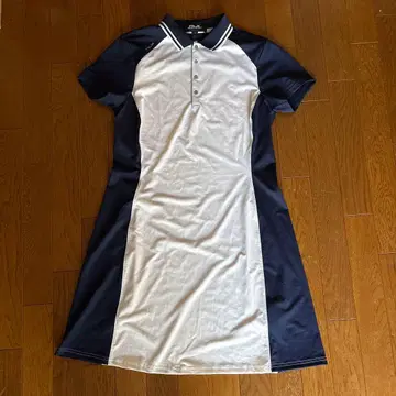 RLX Contrast Stretch Jersey Polo Dress M