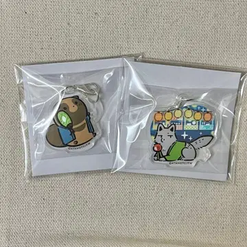 너구리와 여우 엄브렐라 마커