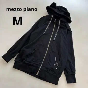 mezzo piano 메조 피아노 곰 후드티 집업 블랙 M