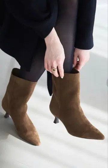 르 탈론 5cm 와이드 샤프트 미들 부츠