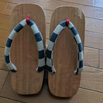 고급 오동나무 나막신 일본족고하타