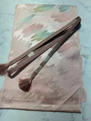 고급 허리띠 고급 오비 장식 천 세트 0050