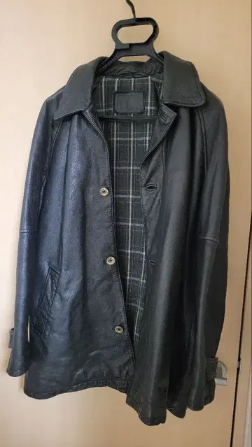 블랙 가죽 자켓 소가죽