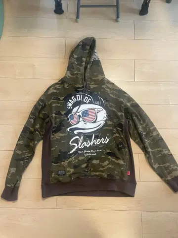 카모 패턴 후드티 트레셔스