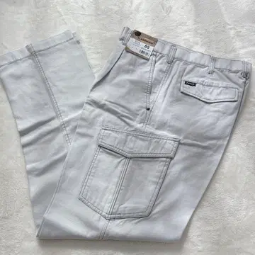 [ 새상품 ] 소와 G.GROUND 카고 팬츠 원턱 실버 그레이 85