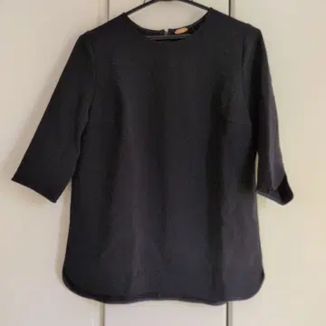 MUSE 오부소매 폴리에스테르 셔츠