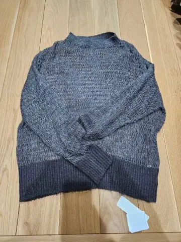 ROSE BUD 그레이 긴팔 니트 스웨터