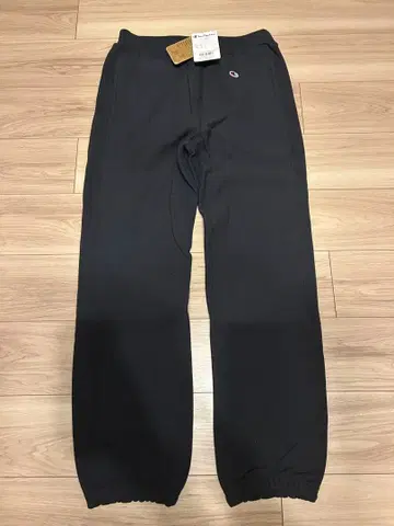 Champion 빨간 택 리버스 위브 팬츠 L 사이즈 블랙