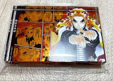 귀멸의 칼날 렌고쿠 쿄쥬로 벌스데이 아크릴 블록 점프샵 점쇼