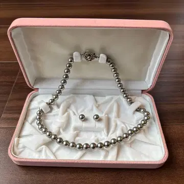 진주 목걸이 귀걸이