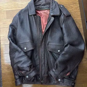 양가죽 점퍼 가죽 자켓 골동품 헤이세이 빈티지 vintage 천연 가죽