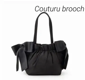 [ 미사용 새상품 ] Couturu brooch 리본 토트백