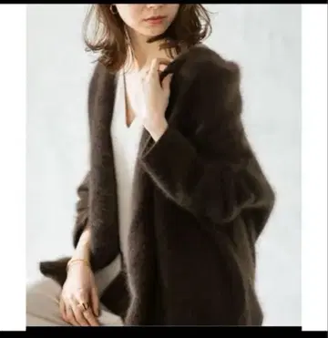 noble 라쿤 니트 오버 가디건