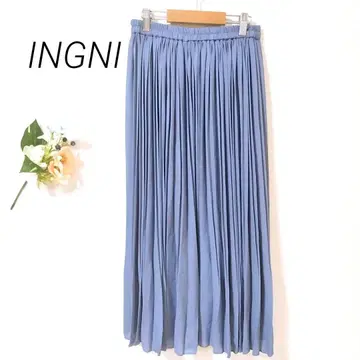 02 잉그 플리츠 롱 스커트 허리밴딩 안감 체형 커버
