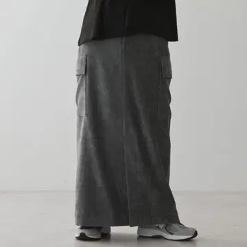 코듀로이 사이드 포켓 타이트 스커트