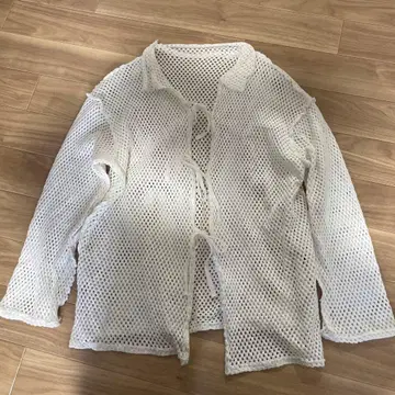 카스타네 KASTANE 가디건 면 100% 화이트