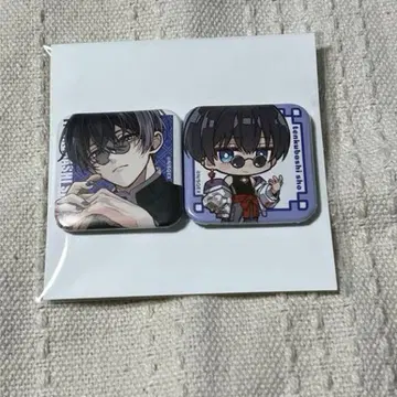 도쿄 에이리언즈 하오하오샵 트레이딩 미니 스퀘어 캔뱃지 텐쿠바시 카케루