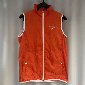 캘러웨이 오렌지 슬리브리스 베스트 L 사이즈