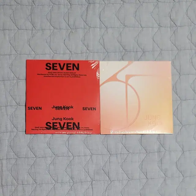 일괄) 방탄 정국 세븐 3D  싱글CD BTS Jungkook seven