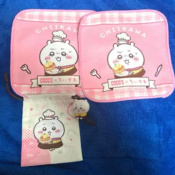 치이카와 코코스 콜라보 손수건 소프트 피규어 복조리