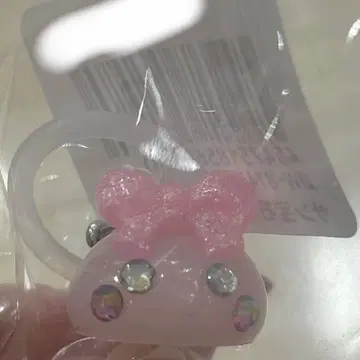 [ 미개봉 새상품 ] 핑크 펄 홋페짱 메지루시 액세서리 산호석