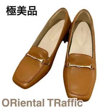 [ 컨디션 최상 ] ORiental TRaffic 브라운 하이힐 펌프스