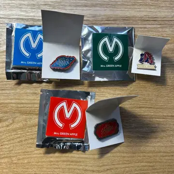 Mrs. GREEN APPLE 핀 배지