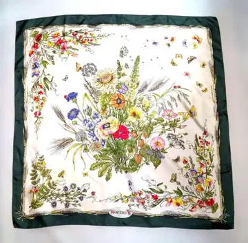 MANTERO 대형 실크 스카프 미사용품