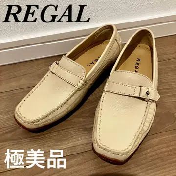 [컨디션 최상] REGAL 베이지 가죽 로퍼 22.5