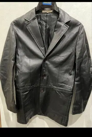 BEAMS 빔즈 가죽 자켓 돈피 피크 가죽 천연 가죽 테일러드