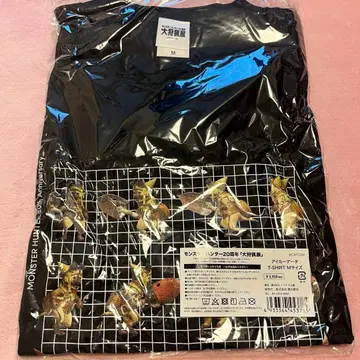 몬스터 헌터 20주년 - 대사냥전 - 티셔츠 아일루 데이터 M 사이즈