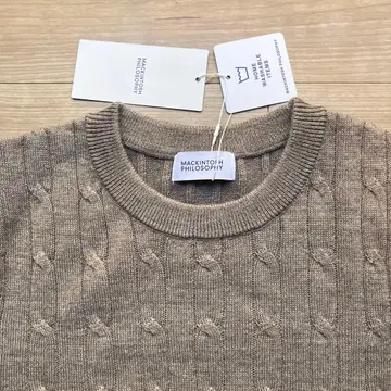 MACKINTOSH PHILOSOPHY 케이블 니트 스웨터