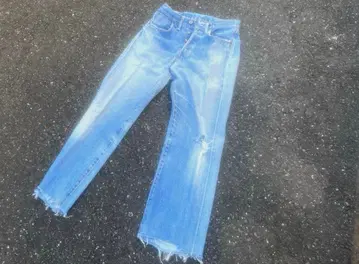 EDWIN 29 ( W76 H93 ) 스트레이트 데미지 진 블루