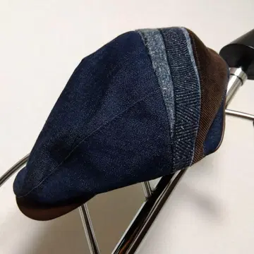 '모자 가게 에보시' 데님 코듀로이 헌팅모