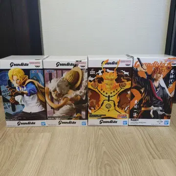 Grandista 프라이스 피규어 묶음 판매 4개 원피스 블리치 나루토