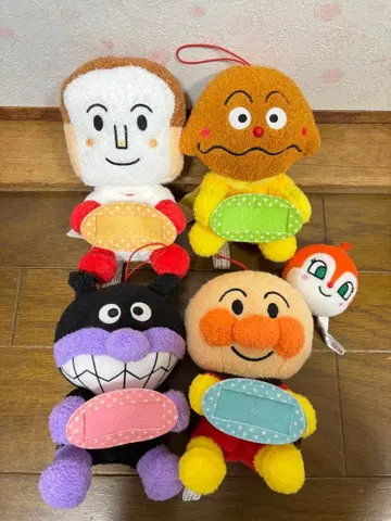 호빵맨 봉제 인형 5세트