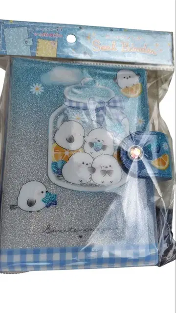 시마연가 씰 바인더 씰북 라메 씰 대지 10매 포함 크랙스