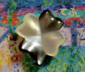 테후 핑 브로치 쉘 브로치 클로버