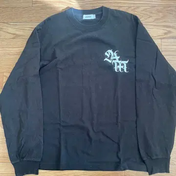atmos 블랙 롱 슬리브 T셔츠 S