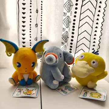 사이코 소다 프레쉬 라이츄 고오스 코닥 포켓몬 봉제 인형