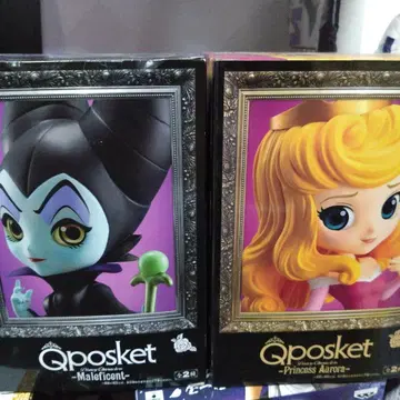 Qposket 말레피센트와 오로라 2체 세트